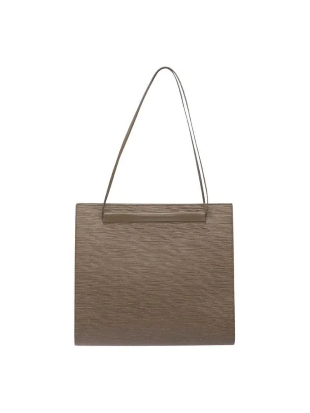 Authentic LOUIS VUITTON Epi Saint Tropez Shoulder Bag Gray Lilac M5246B LV